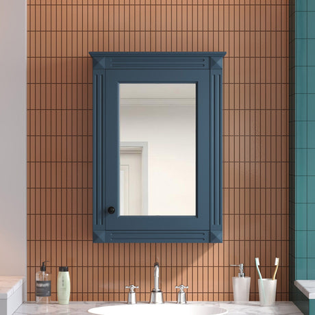 Wall Mounted Bathroom Storage Medicine Cabinet For Over Toilet With Mirror HouseOfZazla