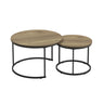 Round Nesting Coffee Table (Set of 2) HouseOfZazla