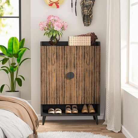 Shoe Cabinet With Doors, 7 Tier Storage Organizer HouseOfZazla