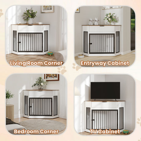 Corner Dog Crate HouseOfZazla