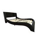 Platform Bed Frame With LED Lighting, Bluetooth Music, Vibration Massage HouseOfZazla