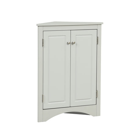 Triangle Bathroom Storage Cabinet With Adjustable Shelves, Freestanding Floor Cabinet For Home Kitchen HouseOfZazla