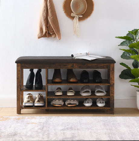 Height-Adjustable Shoe-Changing Bench HouseOfZazla