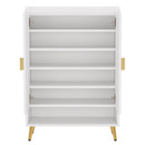 Shoe Cabinet With Doors, 7 Tier Storage Organizer