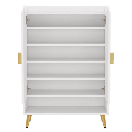 Shoe Cabinet With Doors, 7 Tier Storage Organizer HouseOfZazla