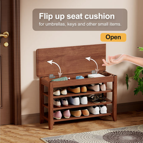 Multi Functional Double Layer Shoe Stool HouseOfZazla