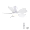 Low Profile Flush Mount Ceiling Fan With Light HouseOfZazla