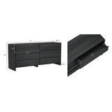 Linda - Double Wide Dresser With 6 Drawers