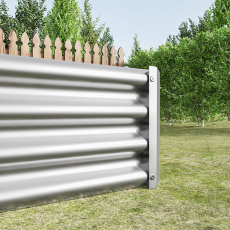 Raised Garden Bed Kit - Metal 7.6x3.7x0.98 ft HouseOfZazla