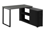 L-Shape Computer Desk with Storage Drawers