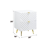Gaines - High Gloss Nightstand