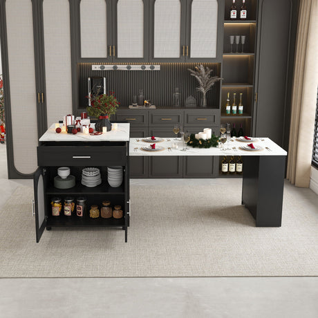 Expandable Kitchen Island With Power Outlet HouseOfZazla