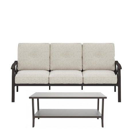 Patio Furniture Set with Coffee Table and Cushions for Backyard HouseOfZazla