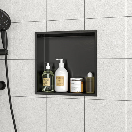 Stainless Steel Shower Niche With Seamless Design For Bathroom Storage HouseOfZazla