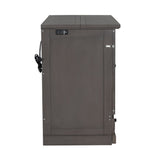 Murphy Bed Chest Cube Cabinet With Charging Station And Large Storage Drawer
