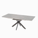 Modern Extendable Dining Table Set With Soft Padded Armless Chairs HouseOfZazla