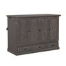 Solid Pine Murphy Bed Chest Cube Cabinet Bed With Charging Station And Large Storage Drawer For Home Office Or Small Room HouseOfZazla