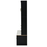 Entryway Hall Tree With Bench And Storage, 5 In 1 Coat Rack