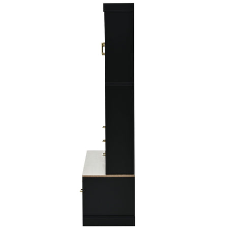 Entryway Hall Tree With Bench And Storage, 5 In 1 Coat Rack HouseOfZazla