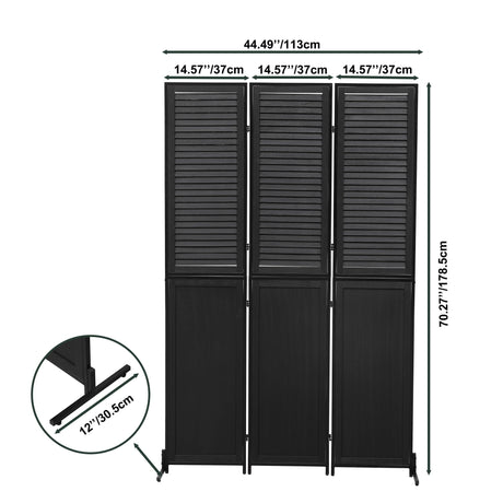 Rustic 3 Panel Room Dividers And Folding Privacy Screen HouseOfZazla