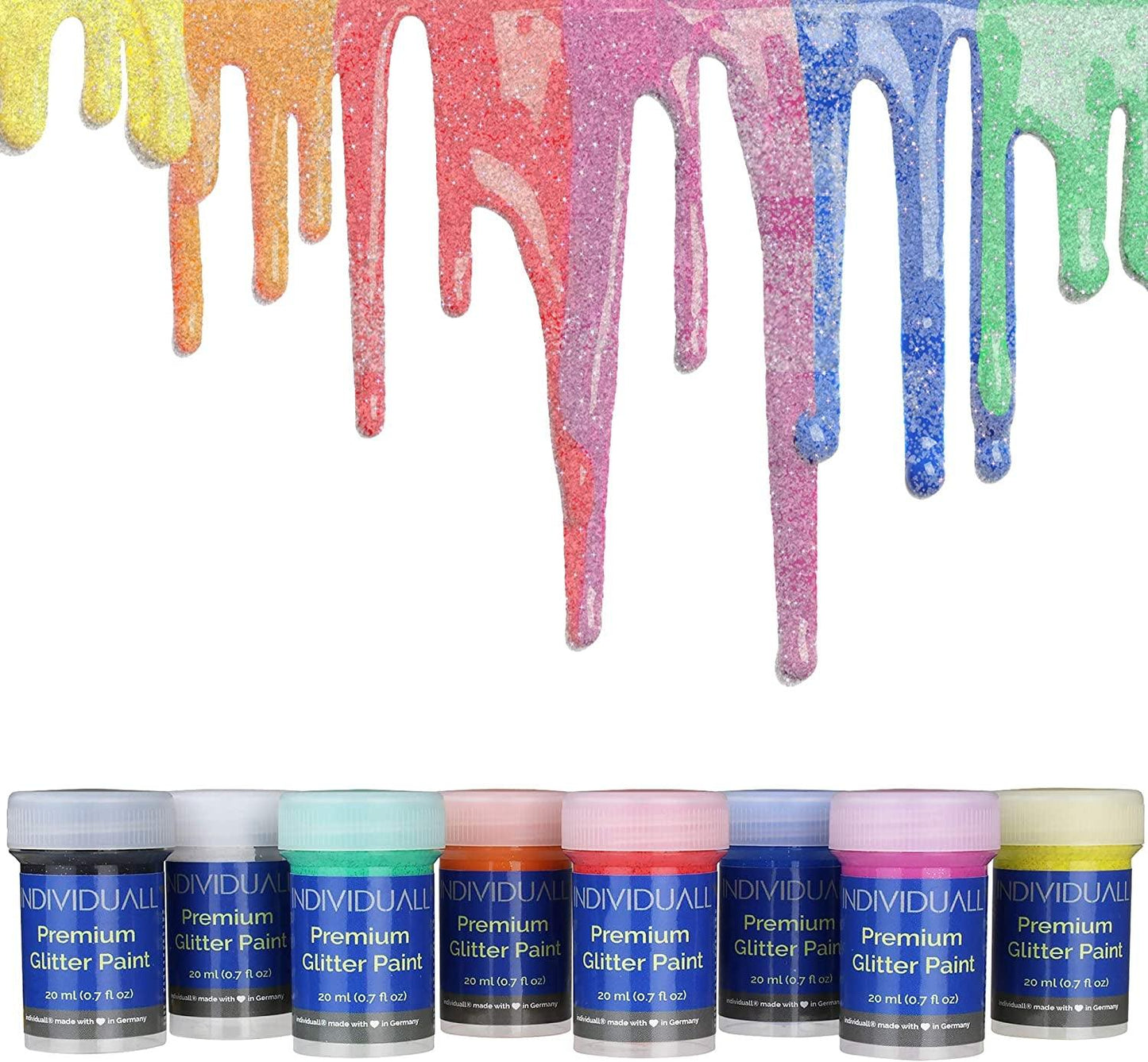 woocolor acrylic paint set, 28 colors (59ml/2oz) with brush palette, craft  paint kits for kids&adults, acrylic art supplies f