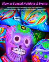 Glow in the Dark Paint,10 Extra Bright Colors 30 Ml / 1 Oz Glow in Dark Paint, Glow Paint WoodArtSupply