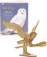 Hedwig 3D Wood Puzzle Kit - Build and Customise Your Own Harry Potter Owl Model WoodArtSupply