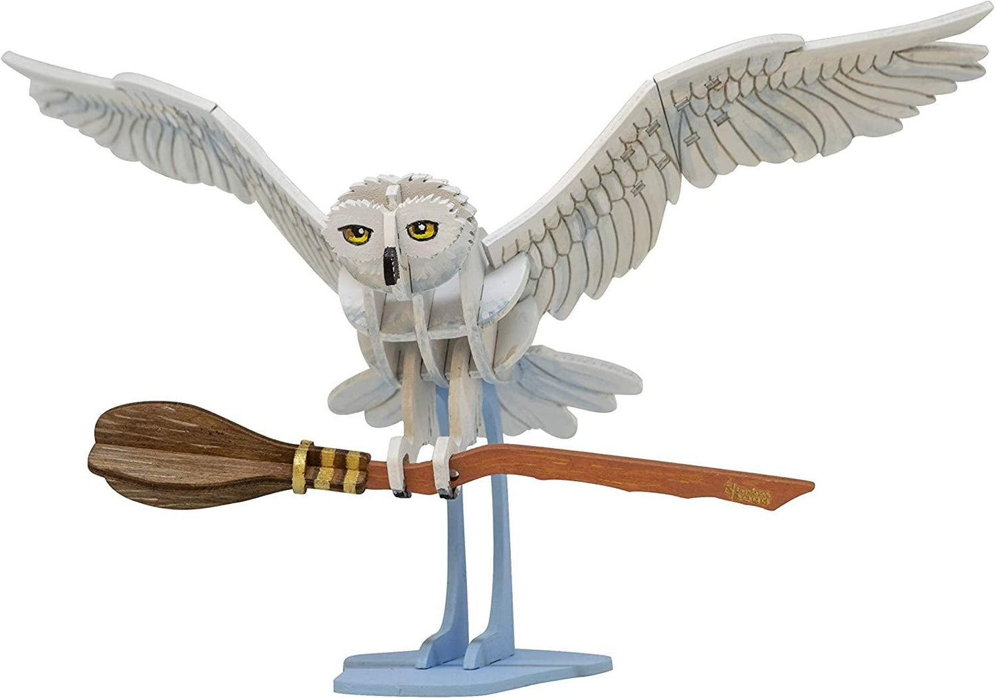 Harry Potter Hedwig 3D Wood Puzzle & Model Figure Kit (24 Pcs) - Build & Paint Your Own 3-D Movie Toy - WoodArtSupply