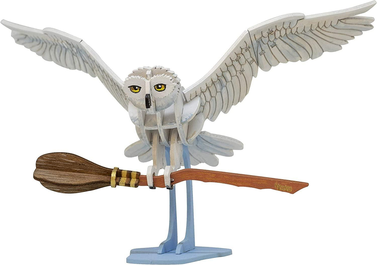 Hedwig 3D Wood Puzzle Kit - Build and Customise Your Own Harry Potter Owl Model WoodArtSupply