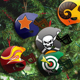 Helmet Unfinished Wood Football Hockey Helmet Shaped Wood Slices Helmet Wooden Ornaments WoodArtSupply