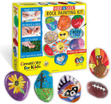 Hide & Seek Rock Painting Kit - Arts & Crafts for Kids - Includes Rocks & Waterproof Paint WoodArtSupply