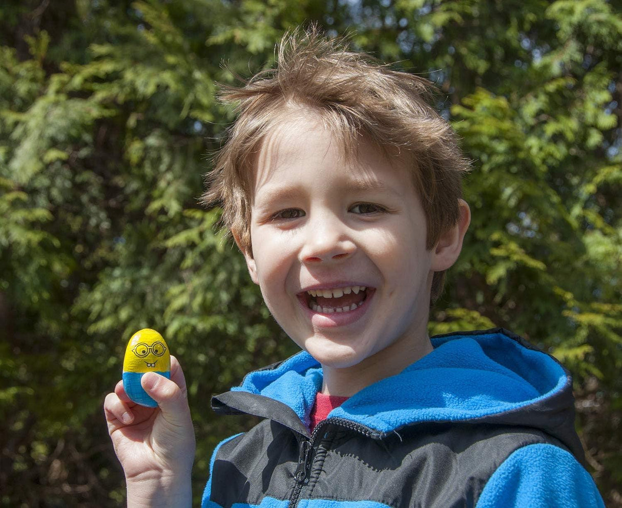 Hide & Seek Rock Painting Kit - Arts & Crafts for Kids - Includes Rocks & Waterproof Paint WoodArtSupply