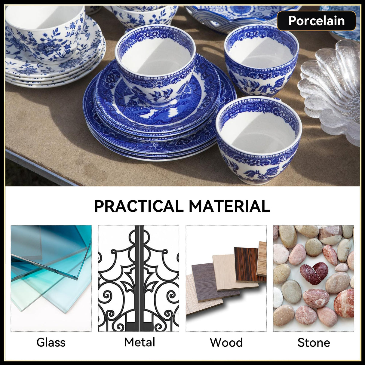 iienjoy Kintsugi Repair Kit, 4 Colors Food Safe Kintsugi Kit Repairs Broken Ceramics, Jade, Glass, Meaningful Pottery, Kintsugi Gold Glue for Ceramics and Porcelain Repair Perfect for Beginners iienjoy