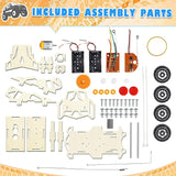 Kids Toys Stem Projects Science Kits Crafts for Kids DIY Model Cars Kit Educational Building Toys WoodArtSupply