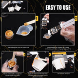 Kintsugi Repair Kit - Food Safe Kintsugi Kit Repairs Broken Ceramics, Glass, Jade, Sculptures, Meaningful Pottery - Gold Kintsugi Glue for Ceramics and Porcelain Repair, Japanese Art Kintsugi Craft DecorRom
