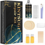 Kintsugi Repair Kit Gold, Gold Glue for Ceramics and Porcelain Repair, Kintsugi Kit Repairs Your Meaningful Ceramics, Perfect for Beginners Restoring Meaningful Gifts Yeardera