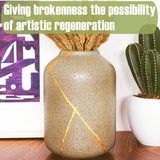 Kintsugi Repair Kit Gold，Kintsugi Repair Kit Food Safety Quickly Repair Your Precious and Meaningful Pottery，Japanese Gold Repair Kit Can Be Used to Repair Ceramics, Glass, Pottery EIGTWEN