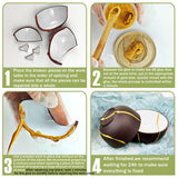 Kintsugi Repair Kit Gold，Kintsugi Repair Kit Food Safety Quickly Repair Your Precious and Meaningful Pottery，Japanese Gold Repair Kit Can Be Used to Repair Ceramics, Glass, Pottery EIGTWEN