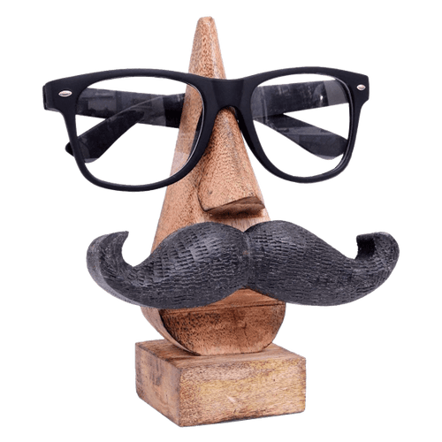 Wood Carved Eye Glasses Holders