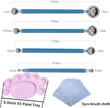 Mandala Dotting Tools Painting Kit 41Pcs Pen Stencil Ball Stylus Paint Tray WoodArtSupply