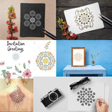 Mandala Dotting Tools Painting Kit 41Pcs Pen Stencil Ball Stylus Paint Tray WoodArtSupply
