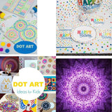 Mandala Dotting Tools Painting Kit 41Pcs Pen Stencil Ball Stylus Paint Tray WoodArtSupply