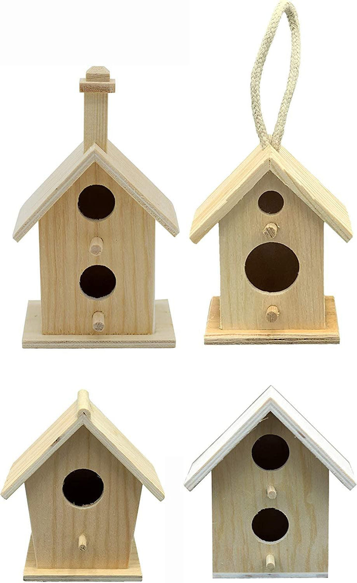 Unfinished Wood Birdhouses WoodArtSupply