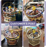 Starry Night 3D Wooden Music Box Puzzle for Adults - DIY Mechanical Craft Model WoodArtSupply