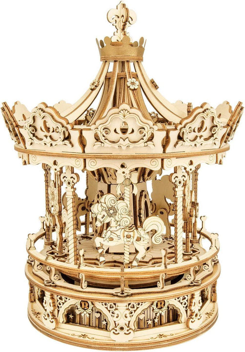 Romantic Carousel Music Box 3D Puzzle for Adults