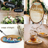 Natural Wood Slices, 3Pcs Oval Shaped Craft Unfinished Wood Kit with Rope for Decorations, DIY Crafts, Arts Slices, , 13.8 - 15.7" (3PCS) WoodArtSupply