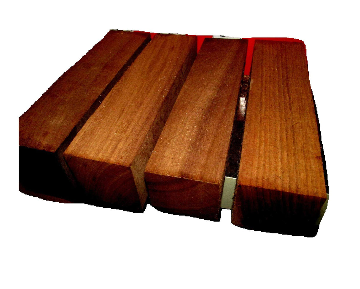 (New) Four (4) Black Walnut Turning Blocks Lumber Lathe Wood Blanks 3 X 3 X 12" (uses Include Furniture, cabinets, Windows and Door Frames, Millwork, and molding) WoodArtSupply