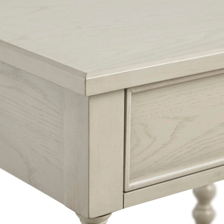 Nightstand With 1 Drawer And Turned Legs HouseOfZazla