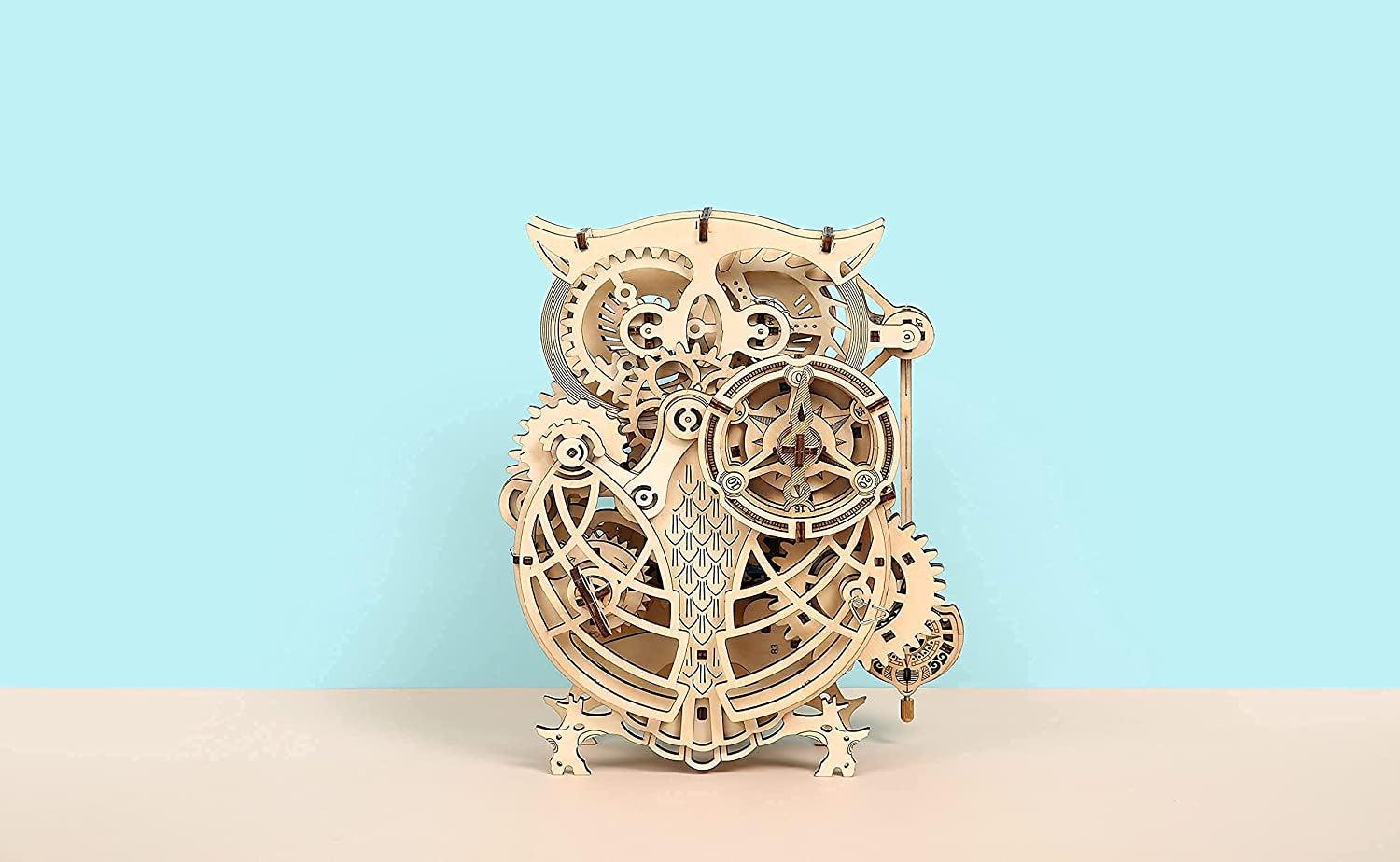 Owl Clock  Woodiy Puzzles