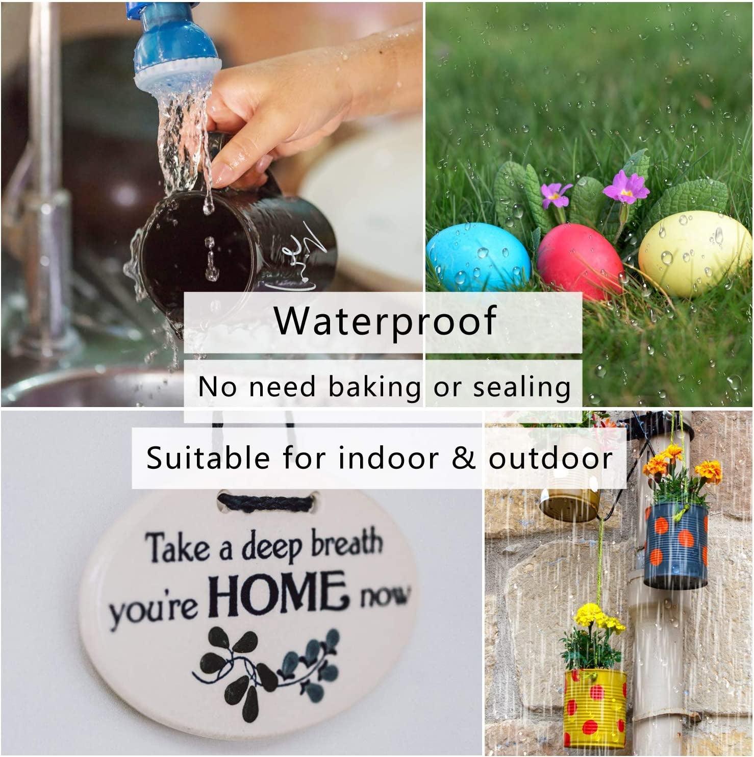 Paint Pens Paint Markers Never Fade Quick Dry and Permanent, 12 Color Oil-Based Waterproof Painting, Ceramic, Wood WoodArtSupply